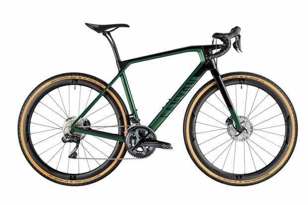 Gravel bike reviews A photograph of a green and black gravel bicycle on a white background