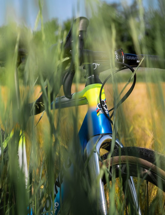 Nathan Haas's Colnago G3-X gravel bike for Unbound 2022 Nathan Haas's Colnago G3-X gravel bike for Unbound 2022