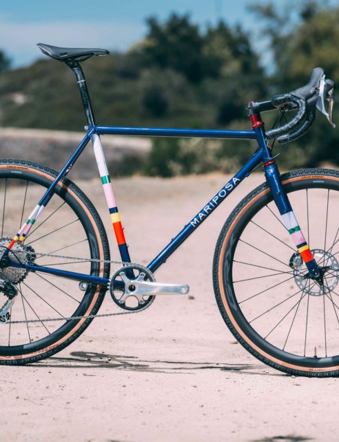 Mariposa steel gravel bike with Shimano GRX Limited.
